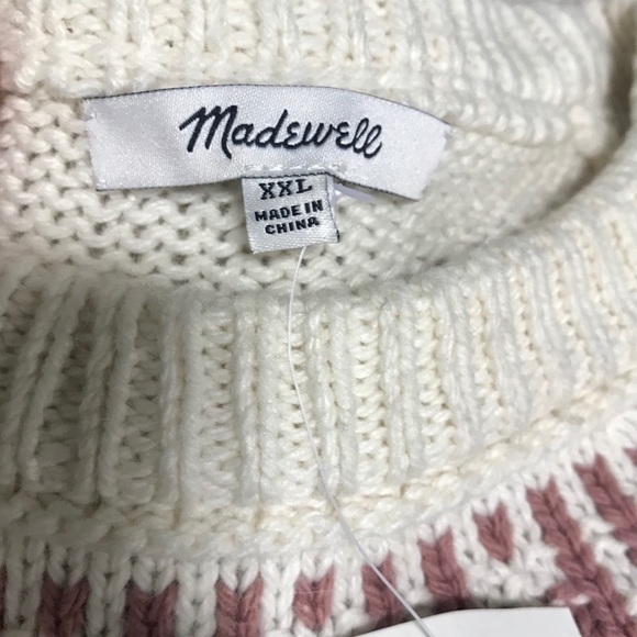 Madewell Fair Isle Keaton Pullover Sweater - Picture 6 of 7